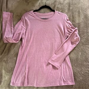 Women's Pink Long Sleeve Top